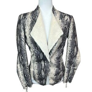 Bebe Snake Skin Print Jacket